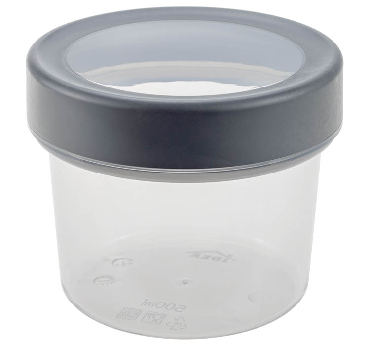 Емкость для продуктов ОПТИМ 0,5л   Графитовый