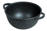 Казан 10л. 320/185 Гранит лит/руч. без кр. (п/у), кн4321аг***