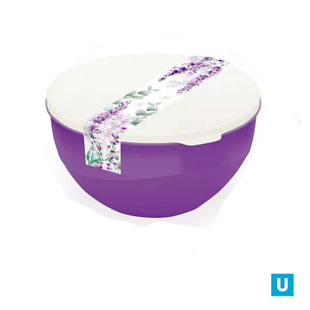 Миска 2л "Lavender" с крышкой 