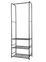 Вешалка напольная "Альфа" 60 см арт.ВНА12 цв.чёрный