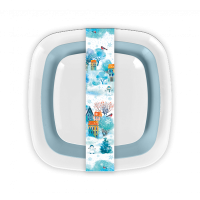 Набор тарелок Снежное настроение 3шт