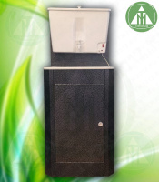 Умывальник с ЭВН пластик мойка/плас.бак серебро 1500х550х450 мм