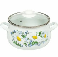 Кастрюля 3,5 литра "Ромашковое поле" (С-4213САП2/4) 