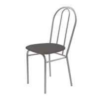 Стул "Ника 5" (СТ5/С серый/серебро)