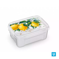 Контейнер для СВЧ 0,75л "Fresh" прямоугольный