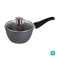 Ковш 1.7л АП Гранит star со съемной ручкой и стекл крышкой арт.082803