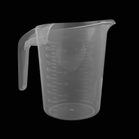 Кувшин с мерной шкалой 1,0л прозрачный PP