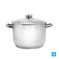 Кастрюля 5л "Прима" (сатин) 200 мм ТРС КС