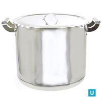 Кастрюля 40 л сварная с ТРС-3 (d396  h342)