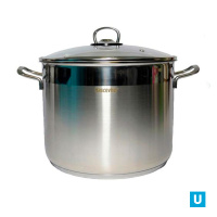 Anett высокая кастрюля  7л (22*18) ст/кр / 3TTCKK0622004 001-244