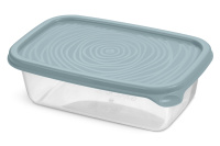 Контейнер прямоугольный "Романо" 0,45л серо-голубой С850СГОЛ