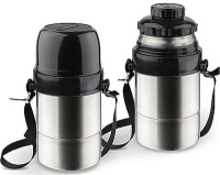 Термос ДУ-0,75 л "Дорожный" универсальный на ремне 1с675