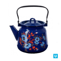  Чайник 3,5 л сфер. декор кобальтовый с петлёй