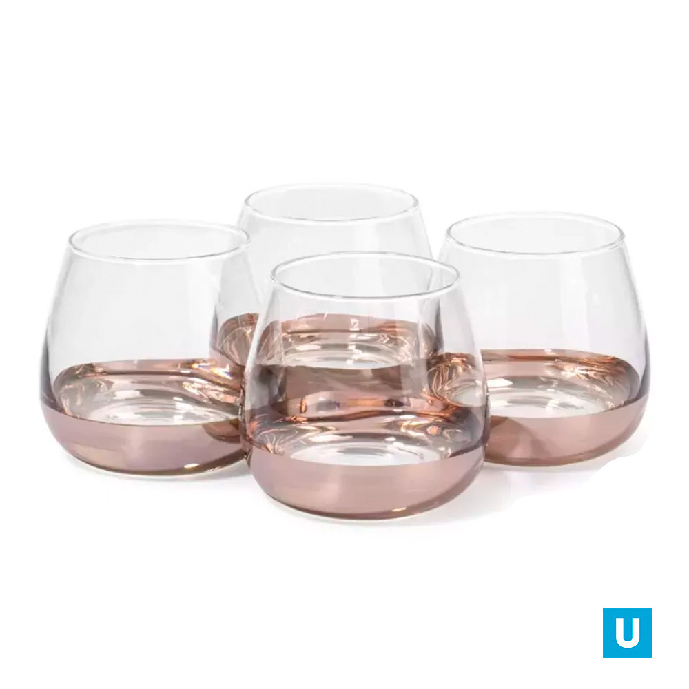 Стакан  низкий "Электрическая медь" 300 мл 4 шт