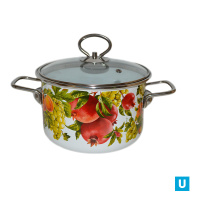 Кастрюля цил. 2л "Гранада/Granada", белосн., 