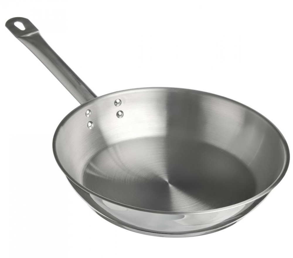 Сковорода 24см б/кр [общепит] корпус 0,6мм индукц. дно трс 3,5мм