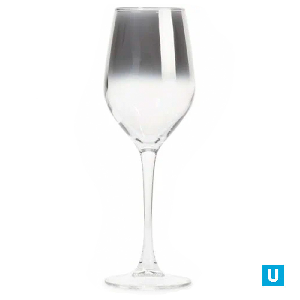 Бокал для вина "Селест" 350 мл "Серебрянная дымка" 4 шт