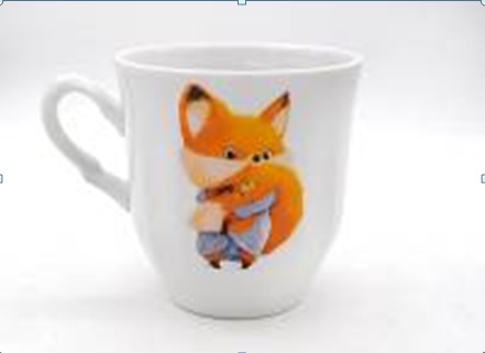 Кружка 250 см "Школьная" Кроха" Лисичка