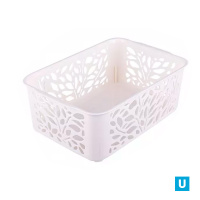 Корзина "LEAVES" 2,3л 222х153х81мм (молочный)