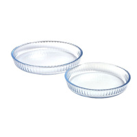 НАБОР КРУГЛЫХ ФОРМ ДЛЯ ЗАПЕКАНИЯ 2 ПРЕДМЕТА (26 СМ + 32 СМ) ПЛИССЕ