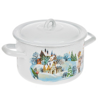 Кастрюля 4,3 литра "Зимняя сказка" (С-16141/4Э) 
