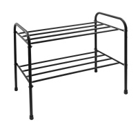 Подставка для обуви 2 полки 65см цв. Черная 650*320*485