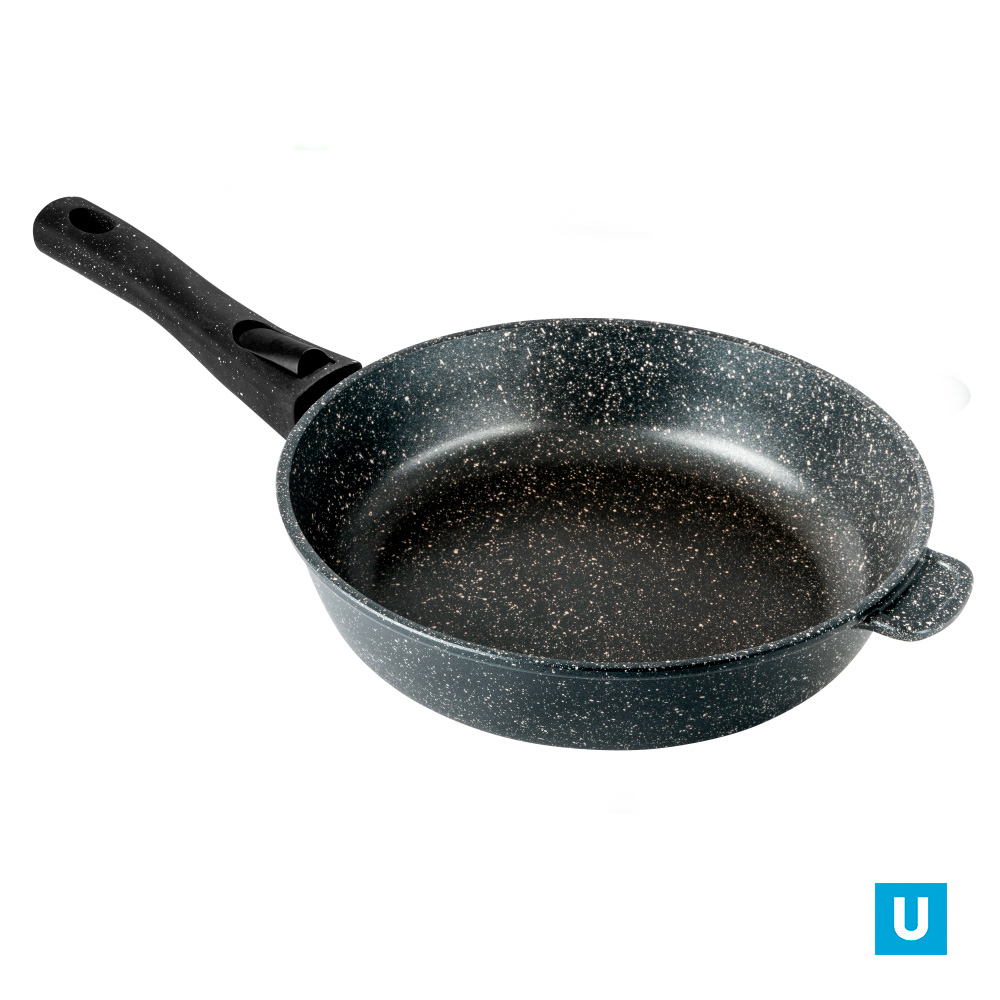 Сковорода 280/70мм Гранит Induction съем/руч. без кр, Ис2853аг