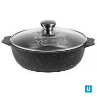 Жаровня 3л АП Гранит чёрный арт.33802