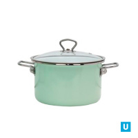 Кастрюля цилиндрическая Зеленый 3л 18см, 12-RБ1612СНк