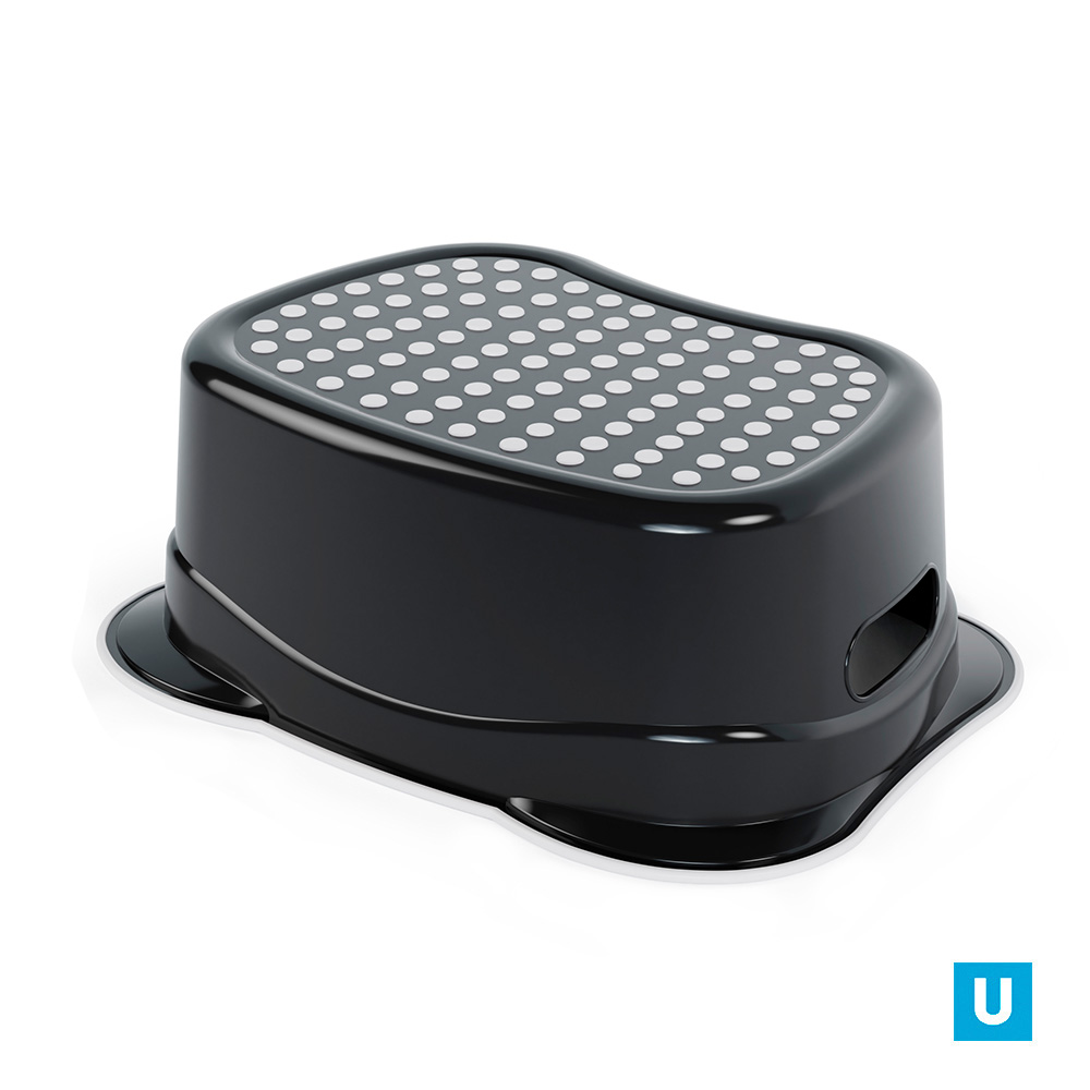 Табурет-подставка антискользящий Серый (уп.8)