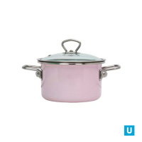Кастрюля цилиндрическая Розовый 2л 16см, 17-RБ1610СНк
