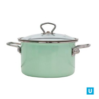 Кастрюля цилиндрическая Зеленый 4л 20см, 12-RБ1614СНк