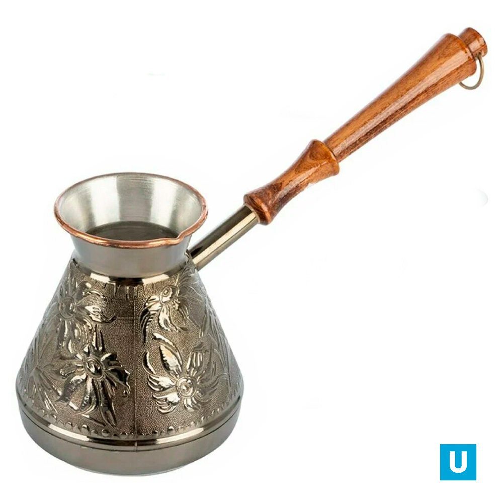 Турка медная Ромашка 0,4 л