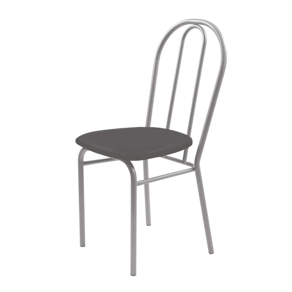 Стул "Ника 5" (СТ5/С серый/серебро)