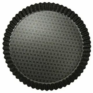 Форма гофрированная низкая 260 мм, черн. Алюминий марки А5