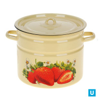  Бак 20 л декор Клубника садовая, палевый