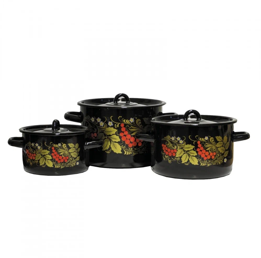 Набор из 3 пред.№33 "Рябиновый цвет", черн.,1с33