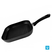 Сковорода гриль квадратный  260 мм "КУМИР"1 руч., б/кр. толщ. 2,5мм