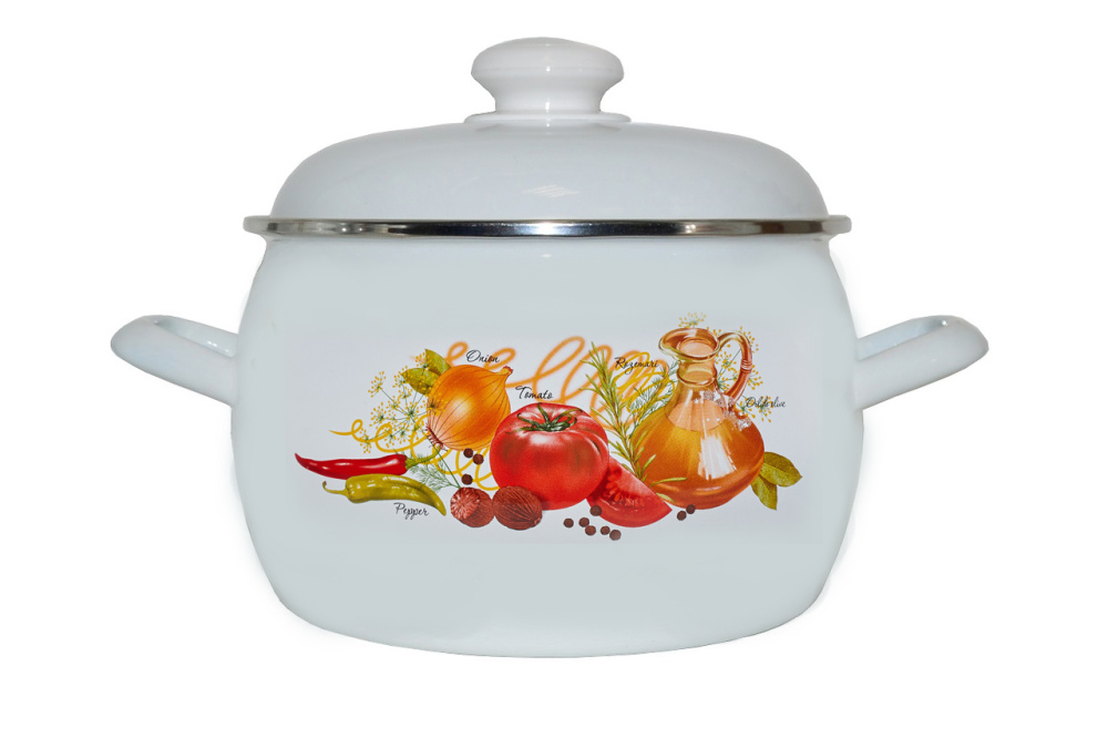 Кастрюля 5,0л полусфера "Итальянская кухня" (С-4216АП2/4) 