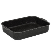 Противень 190х250 мм, 2 цельн. руч., б/кр, а/п. Easy Stone. Алюминий марки А5