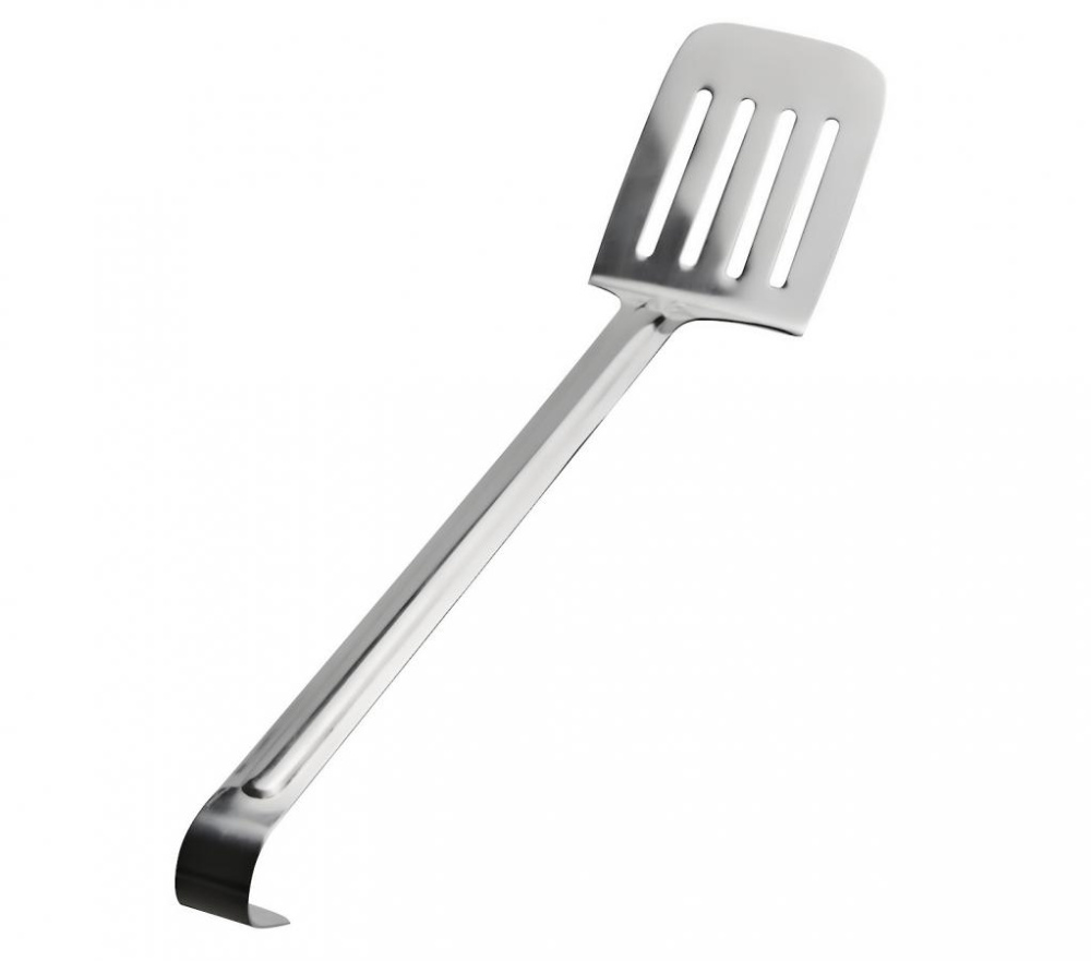 Лопатка кулинарная профессиональная цельнотянутая, Д32см ручки, Д11см лопатки