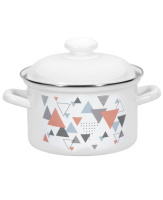 Кастрюля 1,5 литра "Треугольники" (С-1608АП2/4) 
