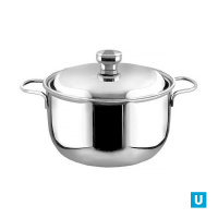 Кастрюля 4,0 л "Классика" прут.руч., мет.кнопка (d220 h124)