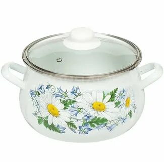 Кастрюля 3,5 литра "Ромашковое поле" (С-4213САП2/4) 