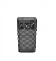Стакан для зубных щеток Glam (графит) 7,8*13,6см