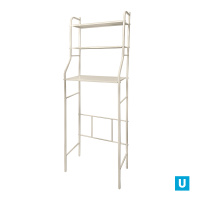 Стеллаж в ванную комнату узкий арт. СВУ03 цв.бежевый (размер в собранном виде) 480х260х1560