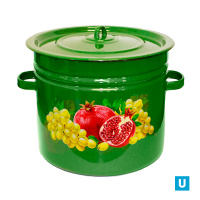  Бак 32 л декор зелёный рябчик