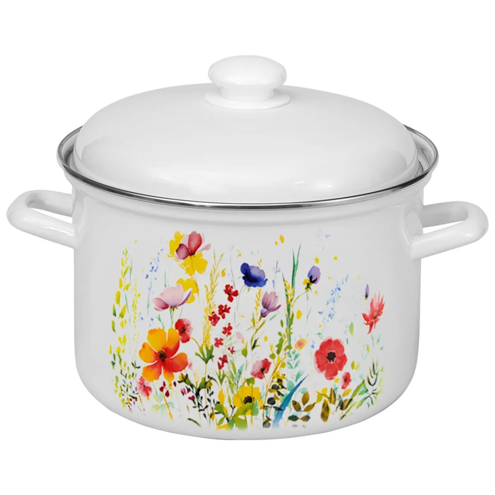 Кастрюля 2,0 литра "Цветущий луг",(С-1610АП2/4) 
