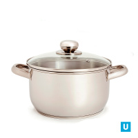 Кастрюля 3л "Прима" (сатин) 200 мм ТРС КС