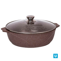 Жаровня 5л АП Гранит коричневый арт.35806